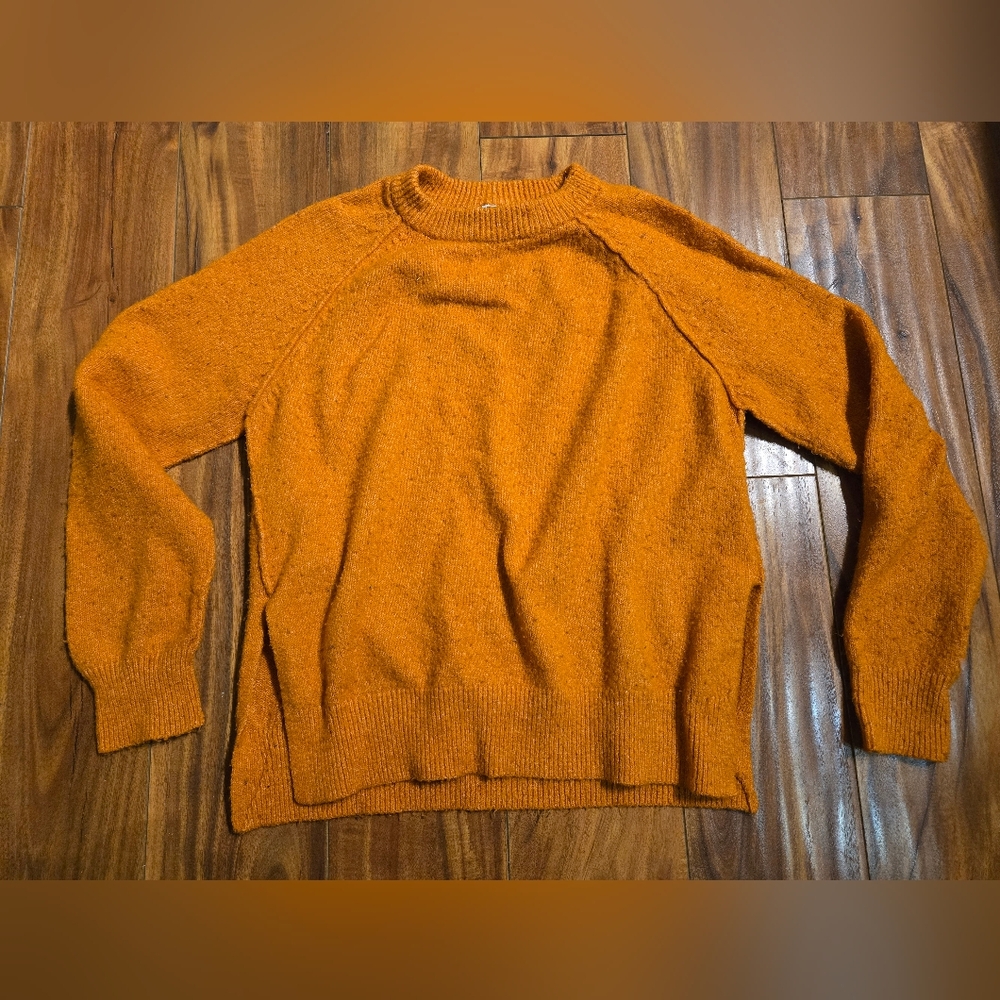 Vibrant Orange Knit Sweater By Noisy May